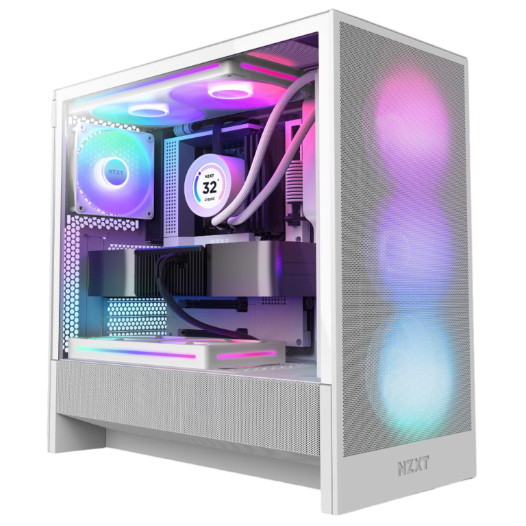 AVLANO ZENITH GAMING PC, AMD Ryzen 5, 6-Core, RX 9070 White Edition